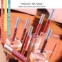 SPORTEON 10 couleurs rouge à lèvres Régler Mat Nude Étanche Longue durée, Coffret Maquillage à Lèvres, Cadeau pour les femmes (0