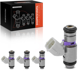 Frankberg Lot de 4 injecteurs d'injecteur compatibles avec Altea 5P1 1.4L 2006 Octavia II 1Z3 1.4L 2004-2013 Golf IV 1J1 1.4L 1.