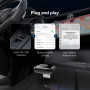 CarPlay sans Fil 2 en 1 pour Apple CarPlay/Android Auto,Mini Adaptateur sans Fil pour iPhone/Android et Plus de 927+ Voitures,Bl
