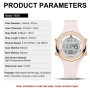 LN LENQIN Montre Femme Montre Le chronomètre pour Femmes 30m Montres de Poignet Militaire imperméables avec rétroéclairage/Alarm