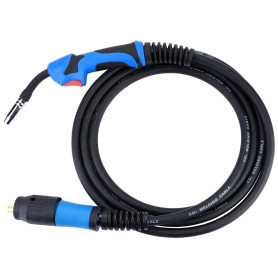 Torche de soudage, torche mig mb15 ak, torche mig euro 5m paquet de tuyaux de gaz de protection MB15AK Torche de soudage 4 m MIG