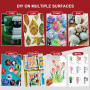 Sanyetral 288 Couleurs Feutre Acrylique, Marqueur Acryliques, Adulte Acrylique Convient pour Bois, Toile,Tissu, Verre, Métal, Pa