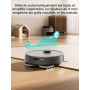Lefant M3 Max Robot aspirateur avec Fonction de Balayage, 20000 Pa, Navigation LiDAR, autonomie de 220 Min, Commande vocale Inte