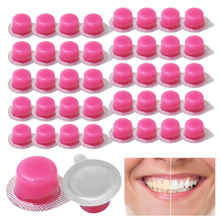 Lot de 40 dentifrices dentifrices dentifrices, dentifrice, dentifrice blanchissant pour éliminer efficacement le tartre, pâte à 