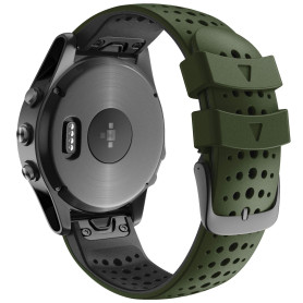 ANBEST Bracelet Compatible avec Garmin Fenix 6 Pro/Fenix 7/EPIX 2, 22mm Bande en Silicone de Remplacement pour Forerunner 965/95