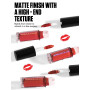 Anglicolor 12 Couleurs Rouge à Lèvres,Liquide Mat Nude Étanche Longue durée Antiadhésif La tasse ne se décolore pas Brillant à l