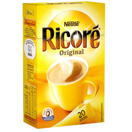 Nestlé Ricoré Original - Substitut de Café - Boîte de 20 Sticks x 3 g