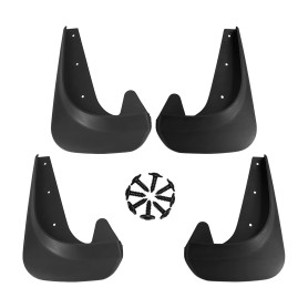 CGEAMDY 4 Pièces Bavettes Garde-Boue Anti-éclaboussures, Garde-Boue De Voiture, Garde-Boue Universel pour Voitures, Bavettes Ava