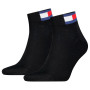 Tommy Hilfiger Quarter Chaussettes (Lot de 2) Mixte