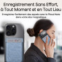 Éui de Magnétique pour Plaud Note Enregistreur Vocal IA, Compatible avec Plaud Note Enregistreur Audio Numérique, Étui de Protec