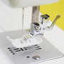 Pied en Téflon pour Machine à Coudre, Pied de Biche Machine a Coudre, Pied de Presseur de Téflon de Zigzag Anti-Adhésif, Pied de