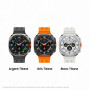Samsung Galaxy Watch Ultra, Montre Connectée Intelligente, Suivi de Santé, Suivi Sportif, 47mm, 4G, Argent Titane, Galaxy AI, Ch