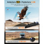 WOLFBOX G900 Pro 12" Dashcam Rétroviseur avec STARVIS 2 IMX678, 4K+2.5K retroviseur Interieur Voiture Camera, 5.8GHz WiFi, Carte