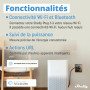 Shelly Plus Plug S - Noir | Prise connectée Wi-Fi programmable 12A | 2500 W | Horaires & Minuteur | Compteur de consommation | T