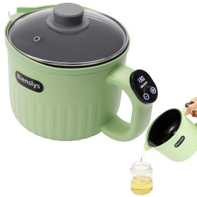 Bienslys Pot à cire électrique 1,5 L avec écran tactile numérique, revêtement antiadhésif et contrôle précis de la température –