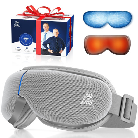 BOB AND BRAD EyeOasis 3 Elite Masseur oculaire avec chaud et froid, Masque oculaire pour migraines sécheresse oculaire soulageme