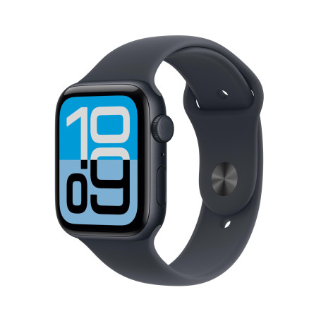 Apple Watch SE 3 [GPS + Cellular 44 mm] Montre connectée avec boîtier Minuit et Bracelet Sport Minuit. Moniteur activité/Sommeil