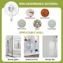 AzureRay Lot de 4 Crochets à Ventouse Extra Solides et Réutilisables, Pour Fenêtre, Verre, Salle de Bain et Cuisine,Transparent