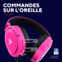 Trust Gaming GXT 498P Forta Casque PS5 Licence Officielle pour PlayStation 5, Pilotes de 50 mm, Arceau Réglable, Câble de 1,2 m,