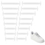 Vandomrise No Tie Lacets, Imperméables Silicon Shoelaces, Lacets Elastique Sans Noeud pour Enfants et Adultes, pour Shoes Sneake