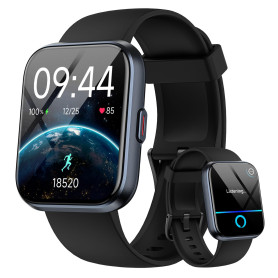 Montre Connectée Femme pour Samsung, iPhone, Android, 1.8" Smartwatch avec Appel Bluetooth, Voix de l'IA, Alexa intégrée, Smartw