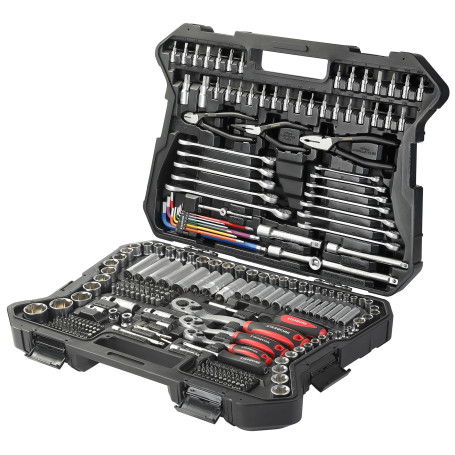 STARWORK TRUE MECHANIC™ Coffret d'outils de mécanique 314 pièces et jeu de douilles, ensemble métrique professionnel