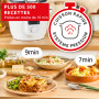 Moulinex Cookeo Infinity, Air fryer + multicuiseur sous pression, Mélange automatique, 19 programmes, Blanc, CE9821F0