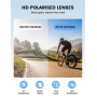 Lamicall Lunettes de Soleil Polarisées Cyclisme, [29g Ultra-Légère] Protection UV400, TR90-Monture, Lunettes de Soleil de Sport 