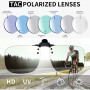 JM Polarisé Lunettes de Soleil Clip Lentille Flip Up Sans Cadre pour Lunettes de Vue Optique