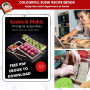 lisigoo Kit sushi maki complet - Sushi maker - Appareil pour fabrication sushi - Coffret avec natte en bambou, couteau japonais,