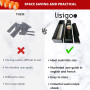 lisigoo Kit sushi maki complet - Sushi maker - Appareil pour fabrication sushi - Coffret avec natte en bambou, couteau japonais,