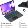 Coque Clavier pour Samsung Galaxy Tab S10 Ultra/S9 Ultra/S8 Ultra 14.6" : 7 Couleurs Rétro-éclairé Magnétique Clavier Détachable