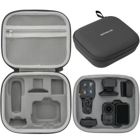 Honbobo Étui de Transport Sac pour DJI Osmo Nano, Étui de Protection PU Case Bag Sac de Voyage Accessoires pour DJI Osmo Nano Co