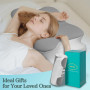 Aoceki Oreiller Ergonomique Cervical,Oreiller Anti Ronflement et Apnée Positionnelle,Coussin Cervicales Memoire de Forme pour To