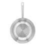 Tefal Virtuoso Poêle Wok 28 cm, Garantie 10 ans, Induction, Acier inoxydable de qualité premium, Surface non revêtue, Saisie par