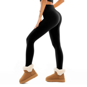 SINOPHANT Legging Polaire Femme Legging Chaud Femme Hiver Thermique Pantalon Taille Haute Élastiques pour Le Sport