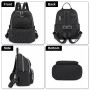 Aucuu Sac a Dos Femme, Mini Sac à Dos pour Femme, Sac à Dos De Voyage Antivol, Sac à Dos DéContracté En Nylon LéGer Pour Femmes 