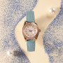 WOCCI Grace Bracelets de Montre, Cuir de Grain Supérieur, Libération Rapide, Bandes de Remplacement, Boucle En Acier Inoxydable,