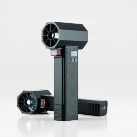 Souffleur à air turbo pour séchage de voitures oversize, poussée instantanée de 1,60 kg/s, 4 vitesses, 4000 mAh, souffleur à feu