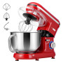 VIVOHOME Robot Pâtissier 660W 10 Vitesses Robot Pétrin Professionnel avec 5,7L Bol mélangeur en acier inoxydable Avec fouet, Cro