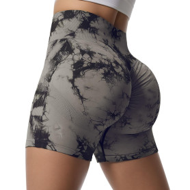 Zhiaek Short Sport Femme Push Up Short Legging Femme Taille Haute Pantalons Yoga ete pour Fitness Gym Tennis