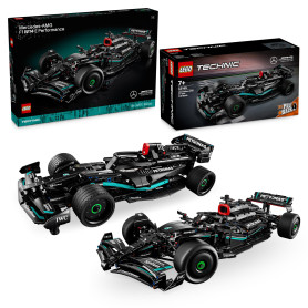 LEGO Technic Mercedes-AMG F1 W14 E Performance Race Car Building Set + Mercedes-AMG F1 W14 E Performance Pull-Back Model Vehicle