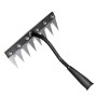 WOMGF Rateau de Désherbage 8 Dents Râteau Jardin Manuels Désherbeurs avec Remplaçables Dents