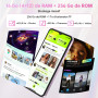 OUKITEL C3 Telephone Portable, 16(4+12) Go+256Go/TF 1To Téléphone Portable Pas Cher, 6.52" HD+ Écran Téléphone Android 14, 13MP+