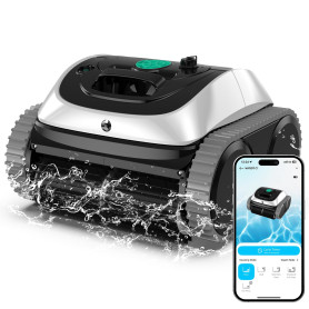 WYBOT C1 Robot Piscine Fond et Parois 150 Min Aspirateur Piscine avec Planification Intelligente des itinéraires, Nettoyage enti