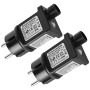 2 Pièces Clignoteur pour Guirlande 31V 6W Transformateur Guirlande LED, 8 Modes Prise avec Fonction Minuterie, Étanche Transform