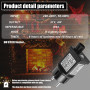2 Pièces Clignoteur pour Guirlande 31V 6W Transformateur Guirlande LED, 8 Modes Prise avec Fonction Minuterie, Étanche Transform