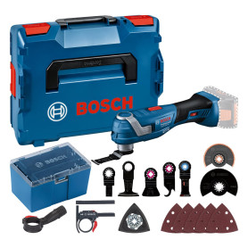 Bosch Professional 18V System découpeur-ponceur sans-fil GOP 18V-34 (moteur sans charbon, Vibration Control, avec plusieurs lame