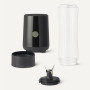 Amazon Basics Blender Portable pour Smoothies avec 2 Verres de Voyage, 600ml, 300W, Noir