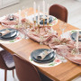 Lot de 50 Sets de Table en Papier Rond, Roses Sets de Table Papier, Ø 34 cm, décoration pour Table, Anniversaires, Mariages, Vac